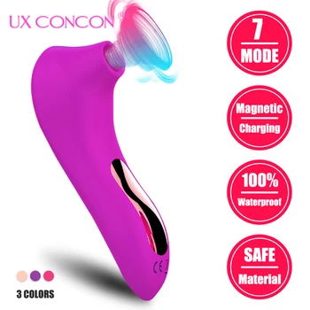 Powerful Clit Sucker Vibrator Sex Toys for Adult Women Tongue Vibrating Clitoris Stimulator Nipple Blowjob Etotic Masturbator 1