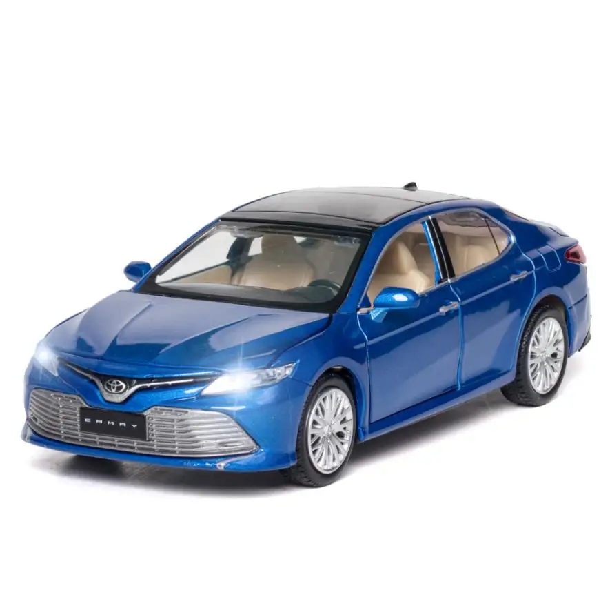 Лидер продаж модель автомобиля toyota 2019 camry в масштабе 1:32 металлическая с