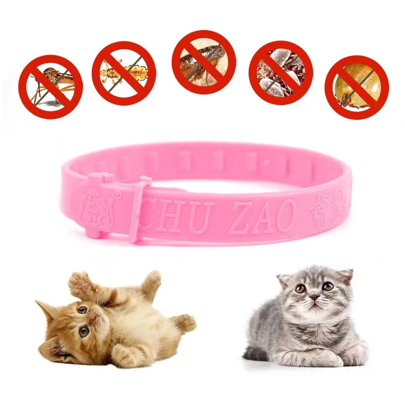 

Cat Anti-flea And Mite T-lice Collar Kitten Outer Strap Anti-insect Pet Collar Adjustable Neck Collar Dog Accessories