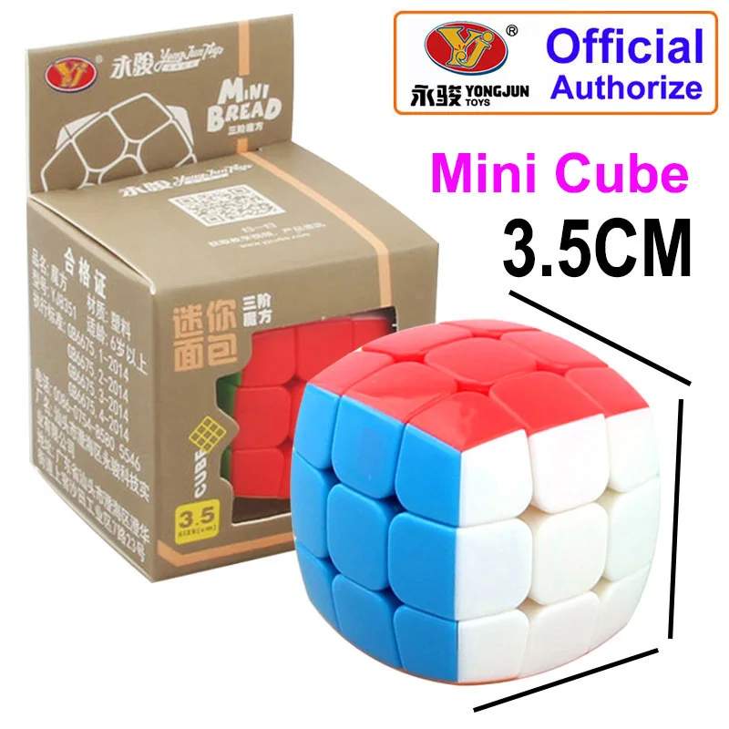 MoYu Yuhu, 3x3x3, meilong magic cube stickerless куб головоломка Профессиональный Скорость cubo magico, Обучающие образовательные игрушки для студентов - Цвет: YJ MINI 3.5CM