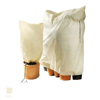 

Frost Plant Garden Winter Greenhouse Drawstring Zipper Bag Plant Freezing Protection Bags for Garden Fruit Tree Potted Plants