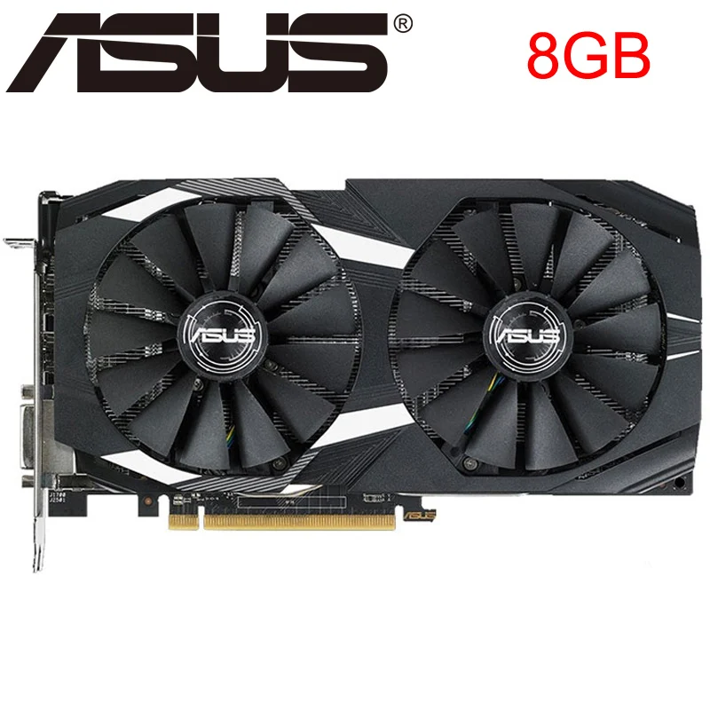

ASUS Video Card RX 580 8GB 256Bit GDDR5 Graphics Cards for AMD RX 500 series VGA Cards RX580 Used DisplayPort HDMI DVI