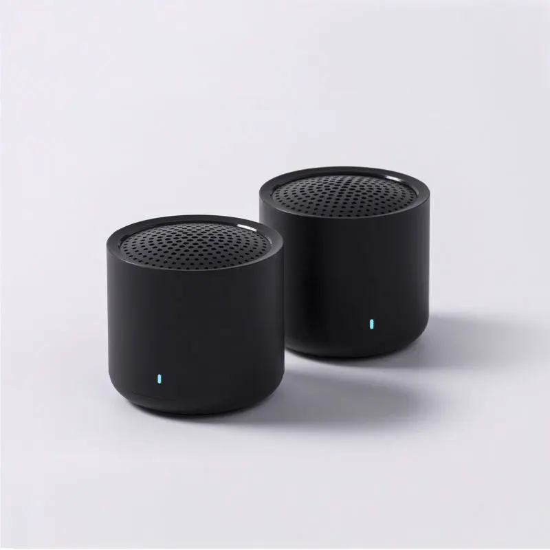 Black Xiaomi беспроводной портативный Bluetooth динамик 5,0 мини музыка аудио 2,0 TWS стерео звук динамик с микрофоном для телефона планшета компьютера - Цвет: Black