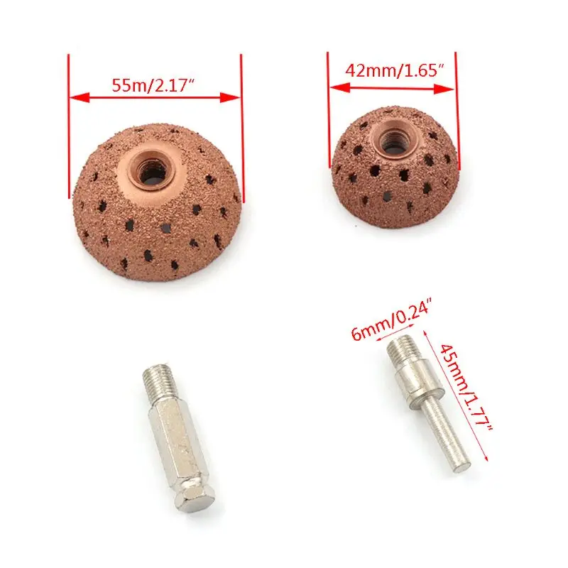 Вольфрамовая сталь Материал полусферическая пневматическая Шлифовальная головка шлифовальная ранка