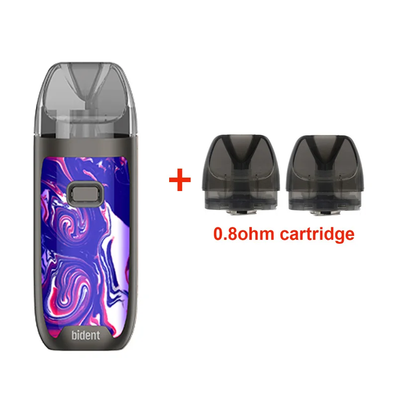 Magma with 0.8ohm New arrival GeekVape Bident Kit with 950mAh Built-in Battery Dual Coil Pod System Kit 2ML/3.5ML POD MTL/DTL vape kit - Цвет: Magma with 0.8ohm
