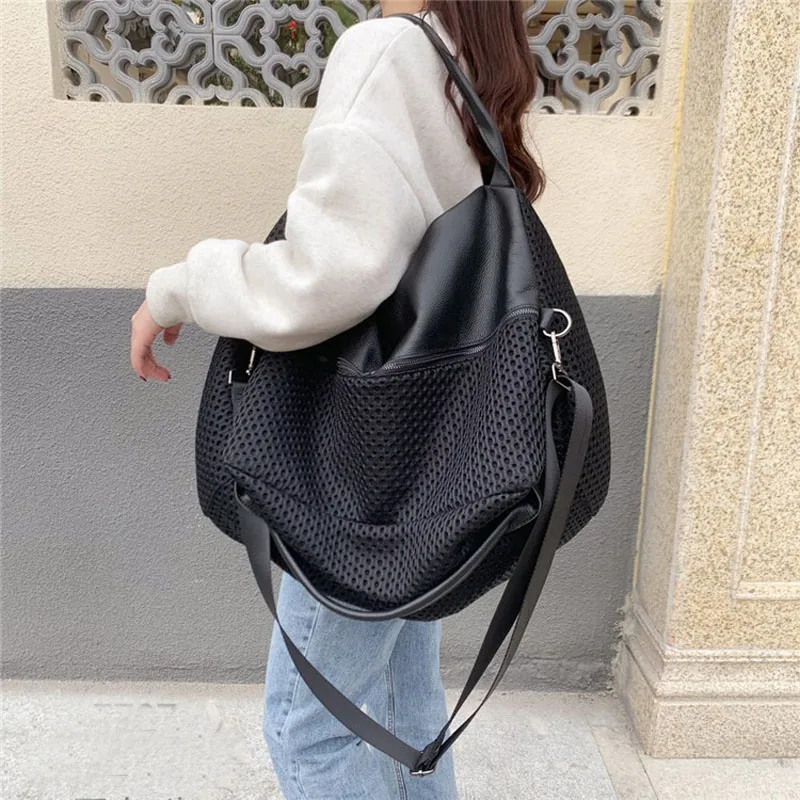 Bolso de mano de piel auténtica para mujer, bolsa de hombro de diseñador de  lujo, de viaje, informal, color negro|Cubos| - AliExpress