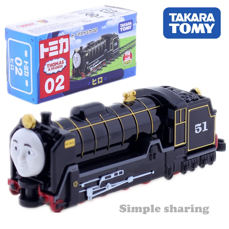 Томика № 02 Hiro Takara Tomy Танк двигатель фильм и ТВ аниме мини поезд Литые