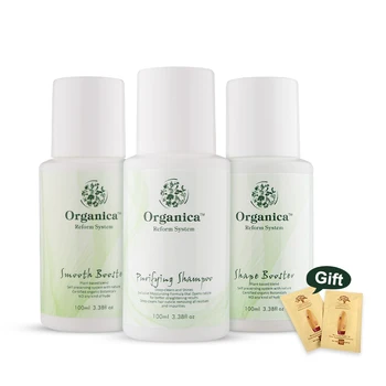 

100% Natural Green Botanicals 100ML Shape Keratin+Purifying Shampoo+Smooth Booster With Straighten and Smooth Damaged Cruly Hair