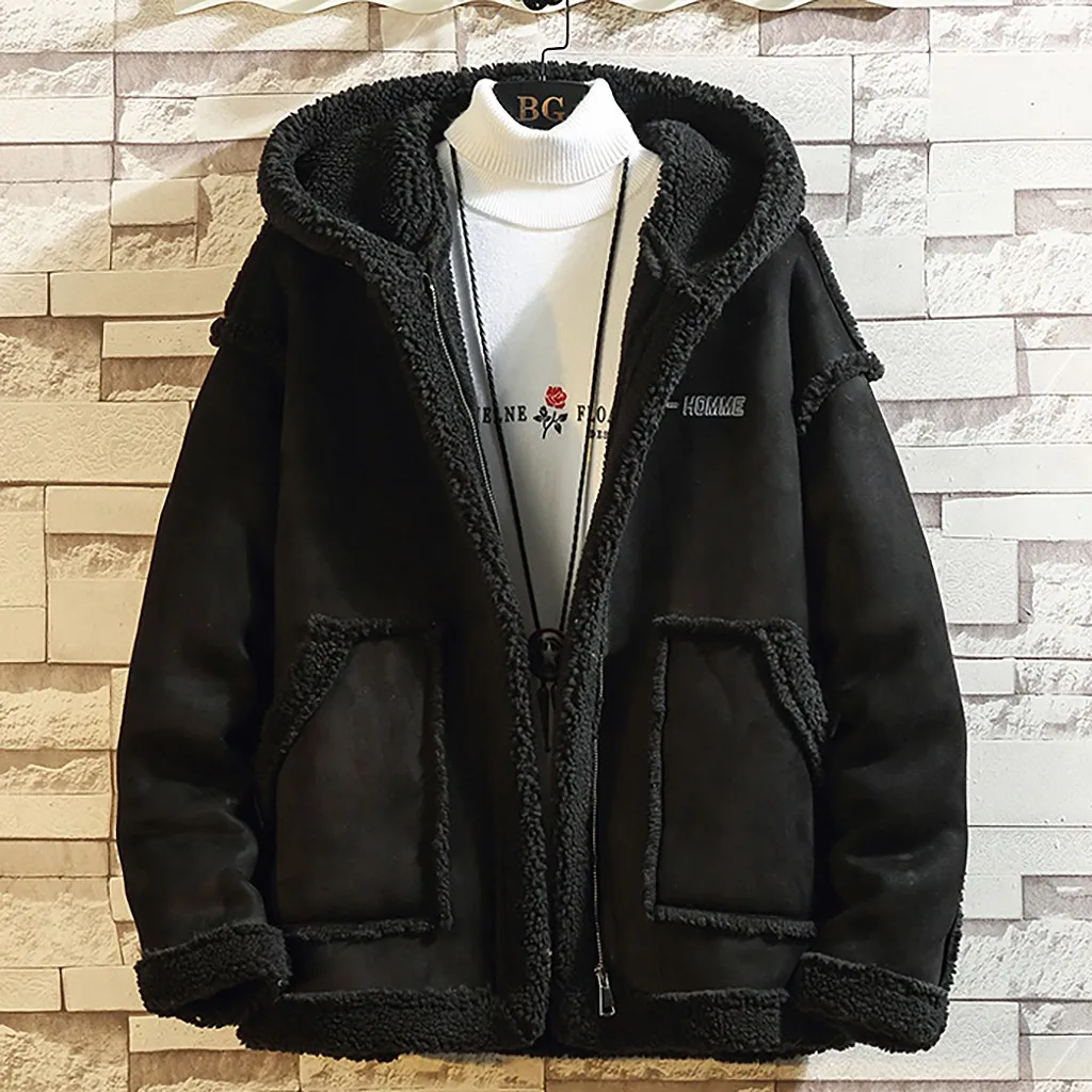 Autumn Spring Patchwork Hoodies Skiing Jackets Outwear Loose Tops Hip Hop Streetwear Long Sleeved Men Coat Overcoat chaqueta