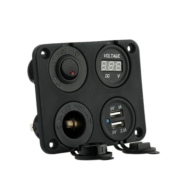 12 V/24 V 20A автомобильный модифицированный переключатель большой размер светодиодный Управление лампой выключатель питания ВКЛ-ВЫКЛ пятисечный водонепроницаемый переключатель