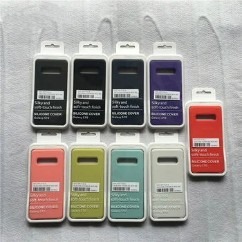 

Original Silky Silicone Liquid S10E Cover Soft-Touch Back Protective Case For Samsung Galaxy S20 plus S20 Ultra With BOX LOGO