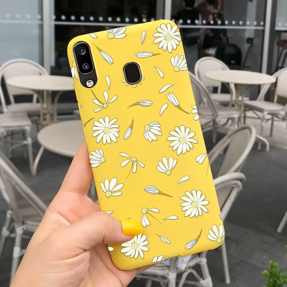 Daisy Flower Soft Silicone Back Cover - Fashionable Phone Case