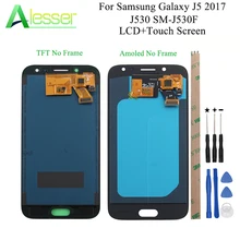 Alesser pour Samsung Galaxy J5 2017 J530 SM J530F écran LCD et écran tactile Amoled avec réglage de la luminosité + outils 