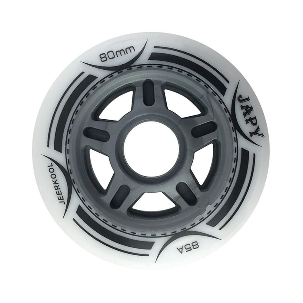 JAPY Inline Skate Wheels 85A Hyper +G Concrete GRIP 84A 76 80mm Slalom Sliding Roller Free Skating Tires For SEBA Patines 8PCS skate wheels