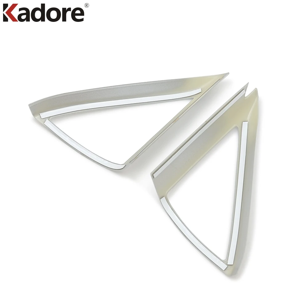 Внутреннее украшение автомобиля ABS Матовый подкладке спереди Треугольники рамка