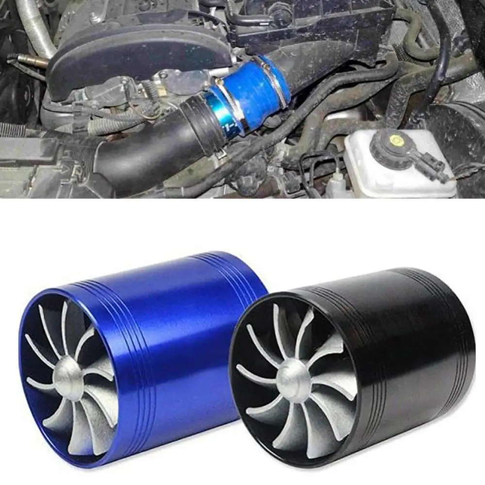 Car Vehicle Turbocharger Turbo Compressor Fuel Saving Fan with Rubber Covers | Автомобили и мотоциклы