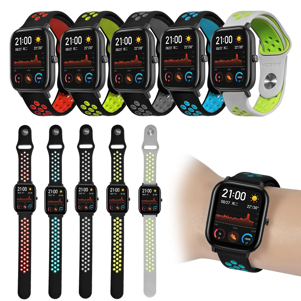 

Ventilate Sport Soft Wristband Wrist For Huami Amazfit GTS Bracelet Band Smart Watch Accessory Smart Watch Strap Replacement