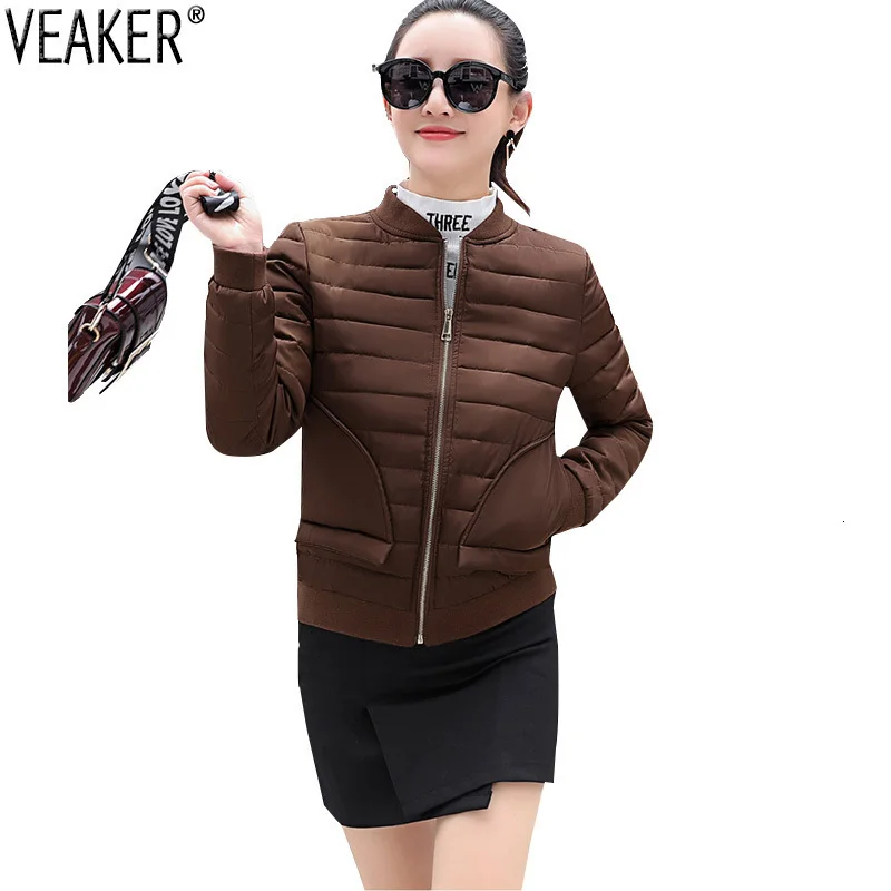 

Reindeer New Women Bomber Jackets Brown Gray Black Short Donuts Jackets Women's Coat Leather Skin Upper Dress m -2XL