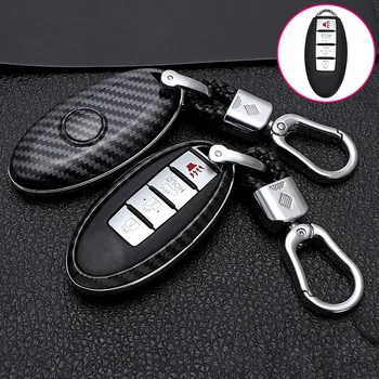 

ABS Carbon Fibe Car Remote Key Cover Case For Nissan Qashqai J10 J11 X-Trail t31 t32 Kicks Tiida Pashfinder Murano Note Juke Fob