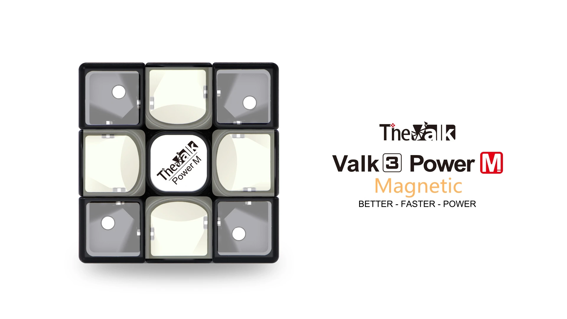 Qiyi cube Valk3 Мощность м, Магический кубик, скоростной кубик, 3x3x3 Магнитная stickerless профессиональный магический куб, Игрушка Головоломка, куб, неодимовый магнит