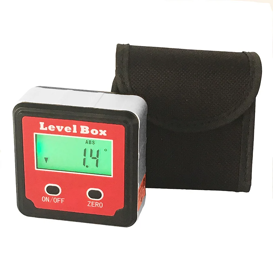 

Digital Inclinometer Protractor Angle Box Horizontal Ruler Declinometer Level Angle Ruler liang jiao yi