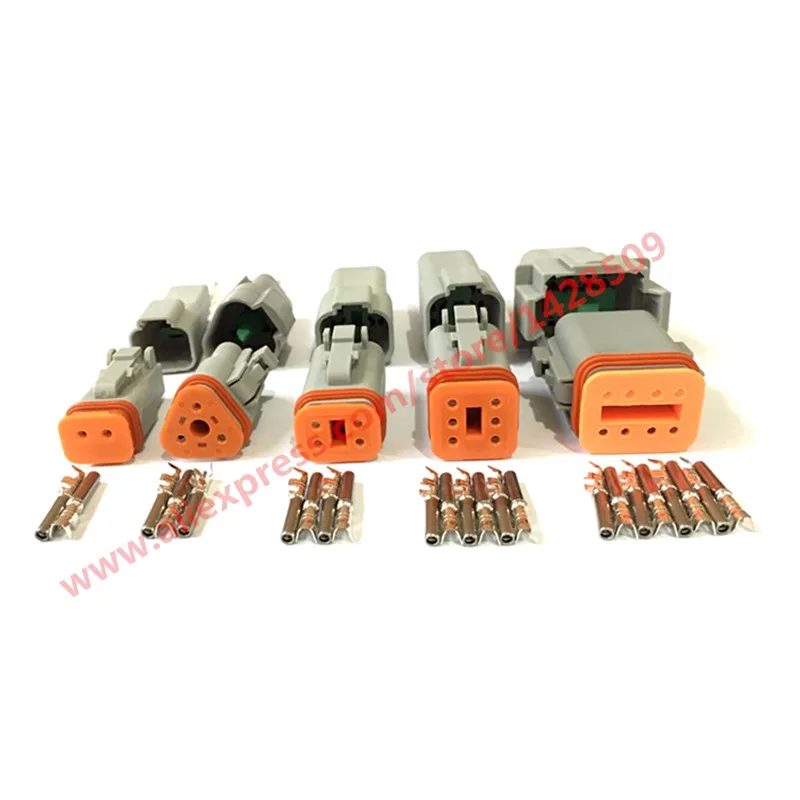 5 Sets Waterproof Electrical Connector Deutsch Dt Connector Dt06/dt04 2