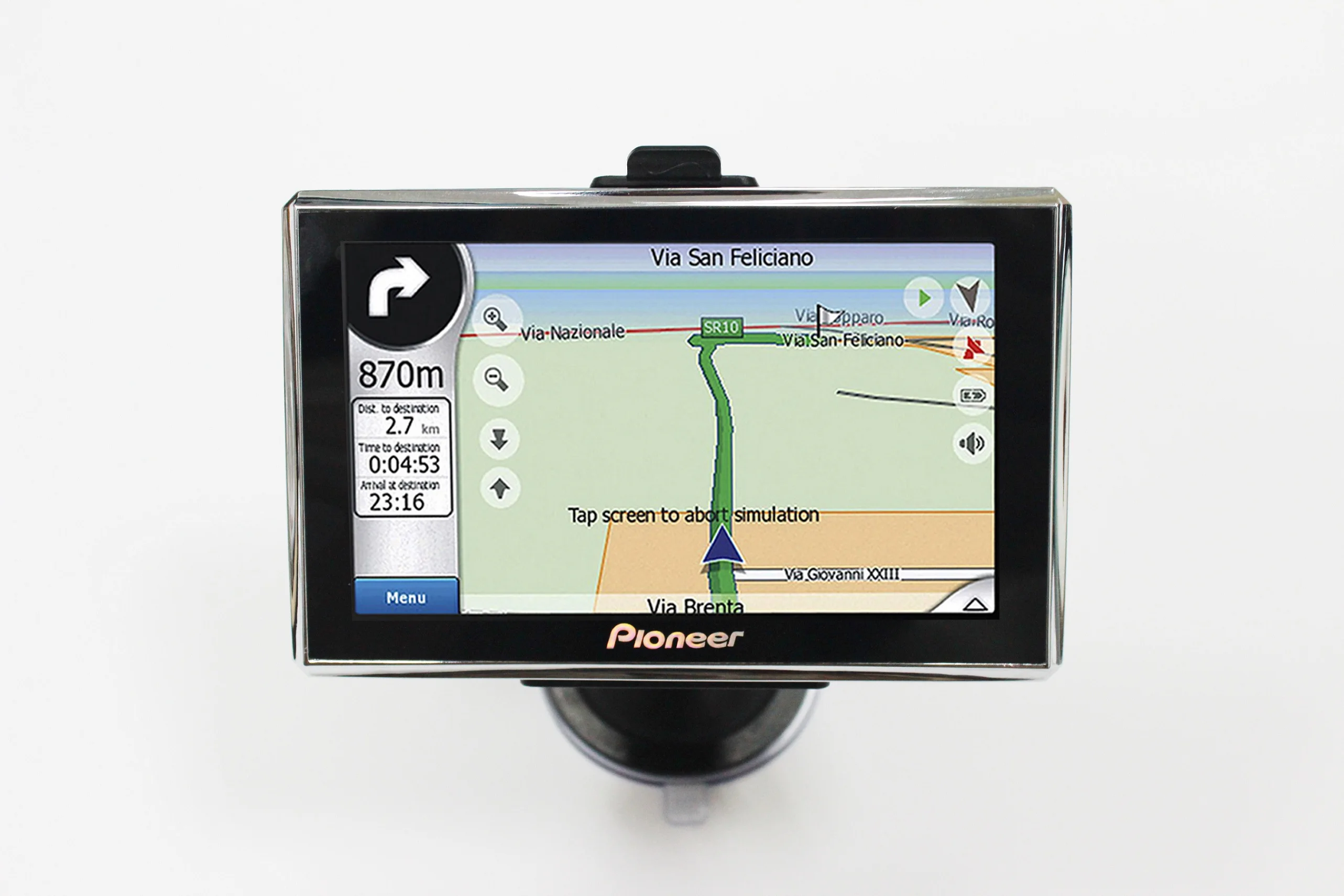 7 дюймовая HD Автомобильная GPS навигация Bluetooth AVIN FM 8 ГБ/256 Мб автомобильный Грузовик