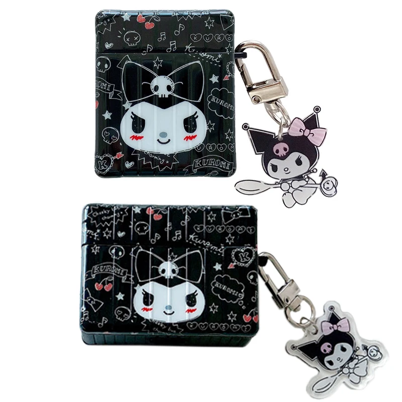 Чехол Airpods Kawaii мультфильмы квадратные Kulomi Pro Мягкий силиконовый Bluetooth наушники