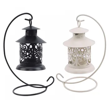 

Iron Moroccan Style Candlestick Candle Holder Candle Stand Light Holder European Style Home Decoration Lantern