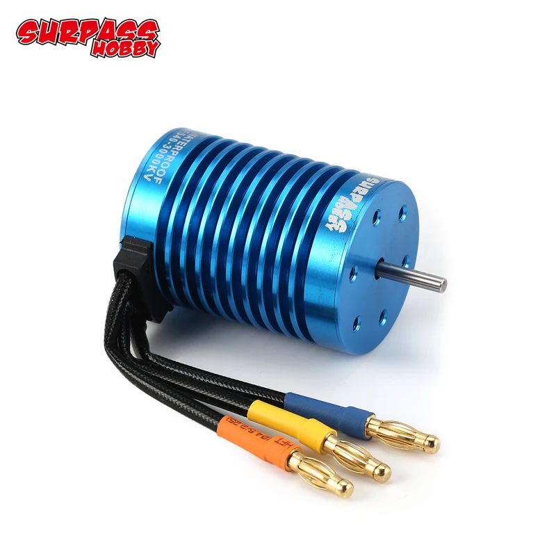 SURPASSHOBBY F540 3000KV 13T 3,175 мм бесщеточный двигатель для 1/10 RC пульт дистанционного управления автозапчасти запчасти аксессуары DIY