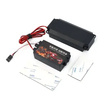 

OCDAY Second Generation Cool Throttle Linkage Groups Engine Sound Simulator with 1 Speakers for RC Sports Car Model Vehicle