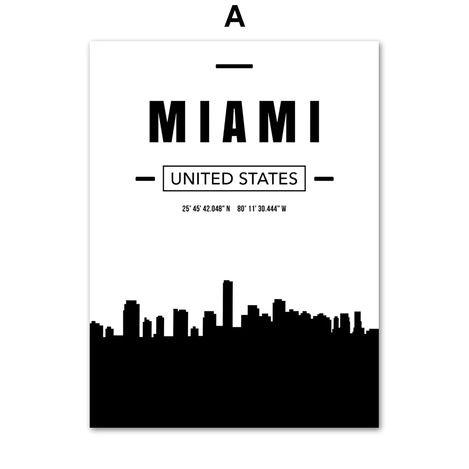 Paris-Miami-Chicago-Boston-Atlanta-Detroit-City-Map-Wall-Art-Canvas-Painting-Nordic-Posters-And-Prints (3)