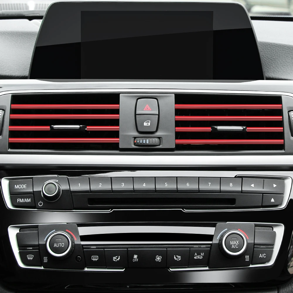 Car Air Conditioner Outlet Decorative Trim Strips Stickers For Hyundai Suzuki Mazda Opel Toyota Chevrolet Audi Bmw Kia VOLVO | Автомобили