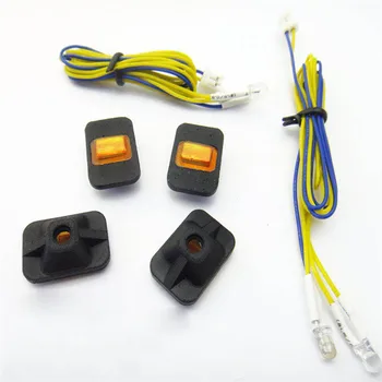 

LED Side Skirt Light Body Side Clearance Lamp for 1/14 Tamiya Scania R470 R620 RC Truck Trailer Parts Accessories