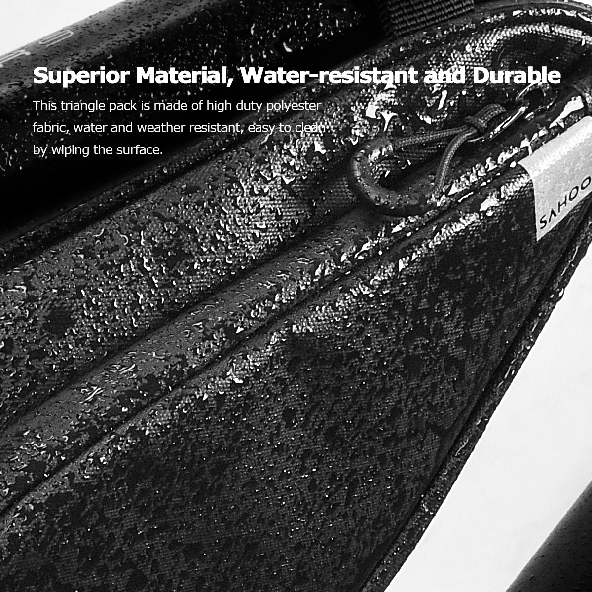 Sahoo Mountain Water Resistant Bike Cycling Bicycle Front Frame Tope Tube Triangle Bag Storage Pack Pannier Pouch