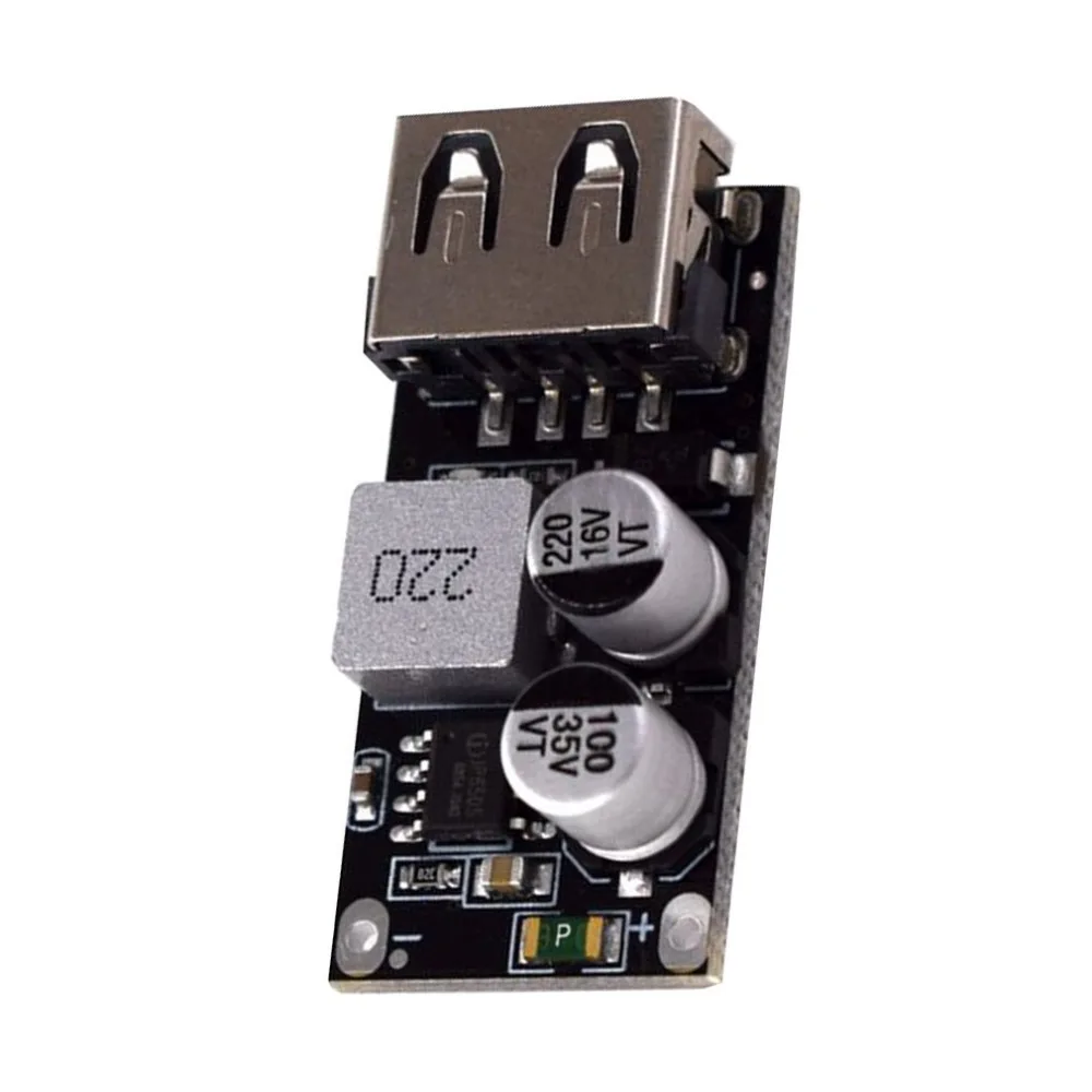 USB DC-DC понижающий преобразователь зарядки понижающий модуль 6 V-32 V 9 В, 12 В, 24 В постоянного тока для быстрого Зарядное устройство монтажной платы 3V 5V 12V