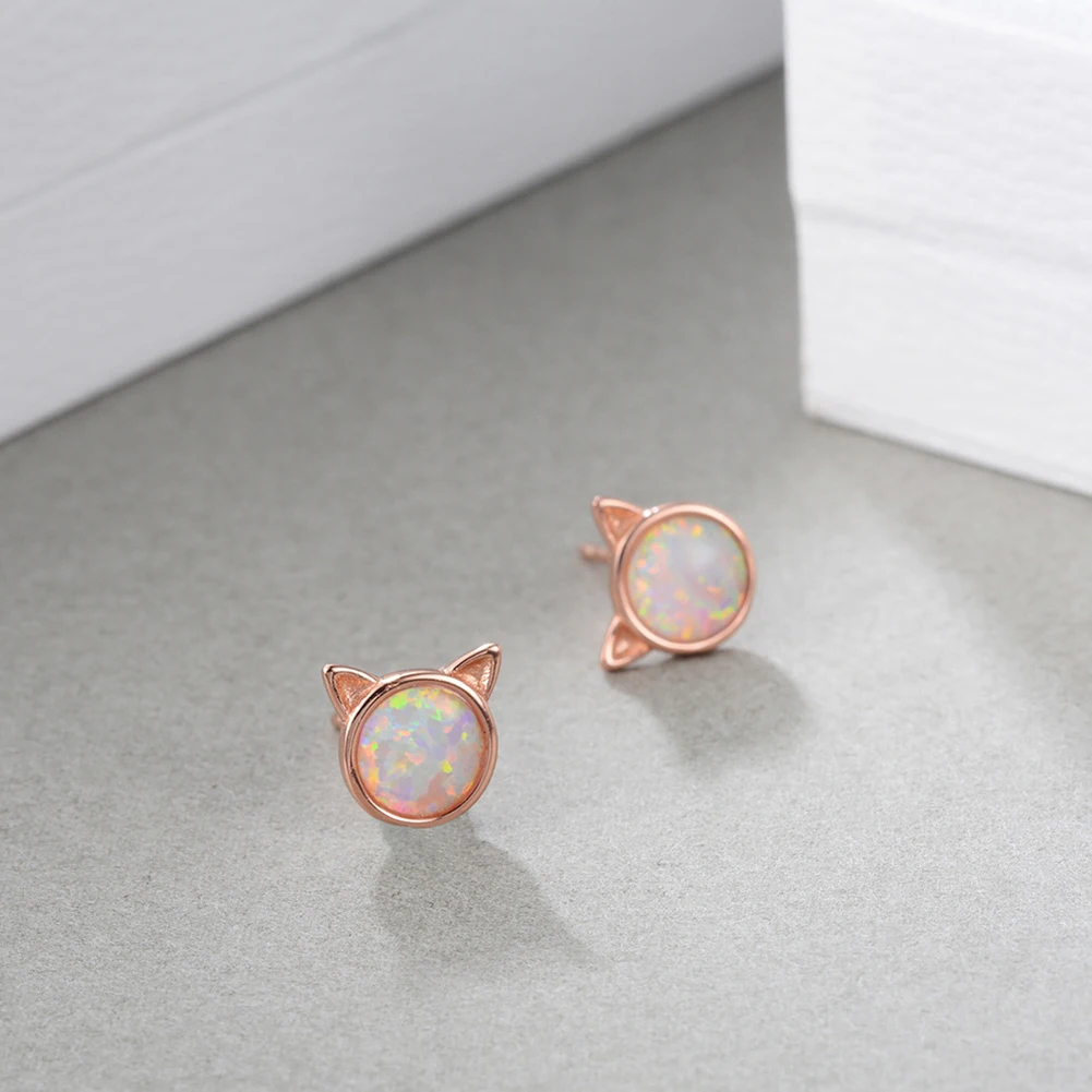 Cat Ears Stud Earrings