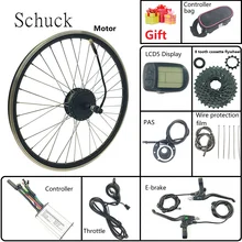Комплект для переоборудования электрического велосипеда 36V250W электродвигатель велосипеда с LCD5 дисплеем Задняя кассета ступицы двигателя спицы и обода ebike