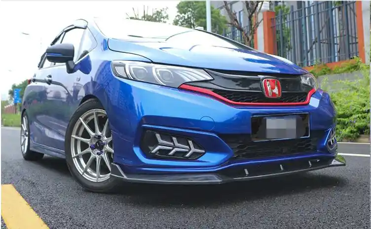 For Honda Fit Jazz Body Kit Spoiler 18 19 For Honda Fit Abs Rear Lip Rear Spoiler Front Bumper Diffuser Bumpers Protector Spoilers Wings Aliexpress