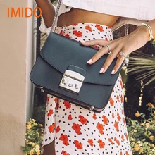 IMIDO 21 см роскошные брендовые сумки из натуральной кожи для женщин дизайнерские сумки высокого качества женские сумки через плечо