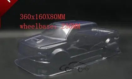1/12 1/10 1/14 внедорожный грузовик корпус для HPI Savage XS FLUX El Camino SS HSP 94111 REDCAT FS LC RACING TM E5 WLTOYS грузовик - Цвет: Q