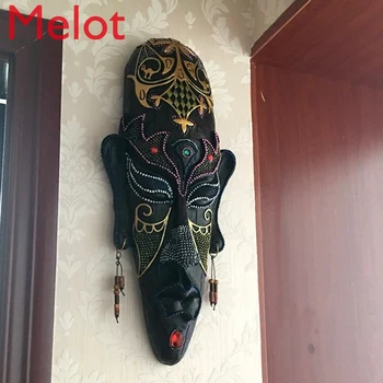 

Europe originality African masks Resin modern Home Hotel Wall Hanging Art Decoration decoration craft ornaments statues