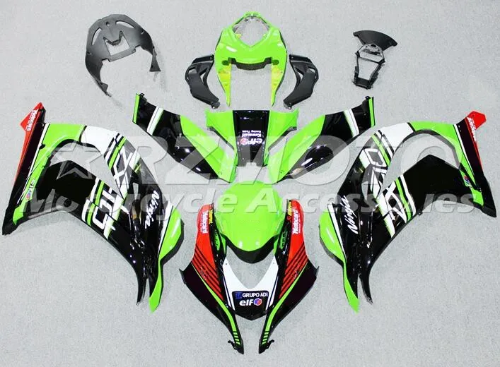 4 подарки ABS литья под давлением полный обтекатель комплект подходит для Kawasaki Ninja ZX-10R zx10r 16 17 тела набор крутой эльф