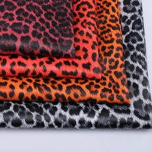 ПВХ синтетическая кожа Леопардовый принт кожзам DIY сумка диван одежды швейный Декор кожаная ткань ручной работы искусственная кожа ткань