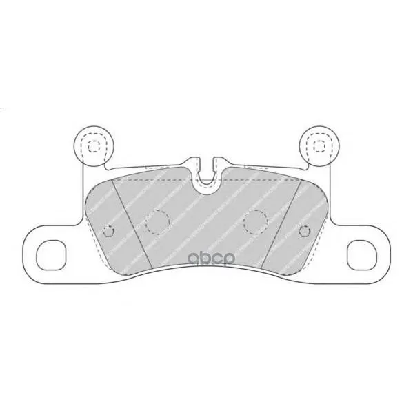 Колодки Тормозные Vw Touareg 3.0-4.2 10-/Porsche Cayenne 3.0-4.8 10- Задние Ferodo Fdb4424 Ferodo арт. FDB4424