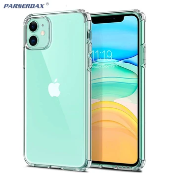 

1000Pcs Clear Protective Heavy Duty TPU Bumper Case For iPhone 12 11 Pro Max X XS XR 8 7 Plus 6 6S 5S SE 2020 Transparent Cover