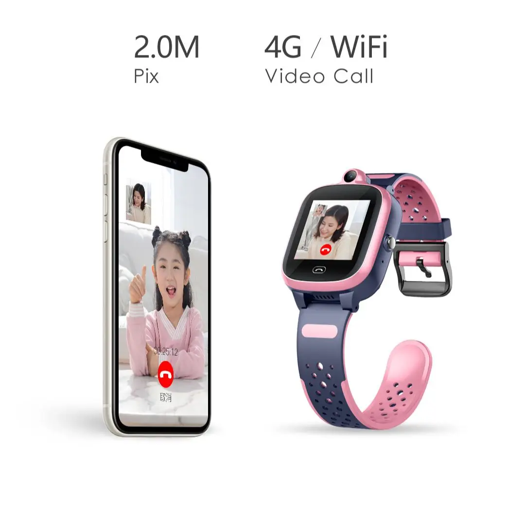 

MELLIEX 4G Child Smart Watch GPS WiFi SOS Video Call IP67 Waterproof Camera Kids Smartwatch Baby Safe Tracker A81