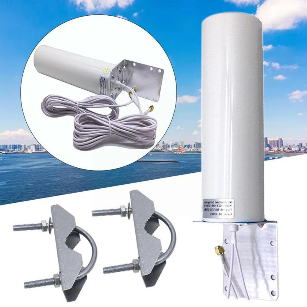 High Gain 3g 4g Lte Outdoor Signal Amplification Barrel Antenna 4glte Router Demodulator Antenna