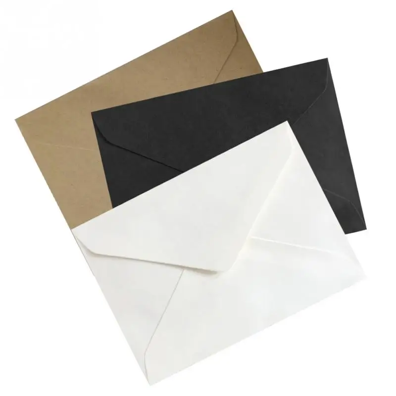 20 шт праздничные конверты ремесло открытка простая поздравительная открытка многофункциональный винтажный стиль Свадебное приглашение