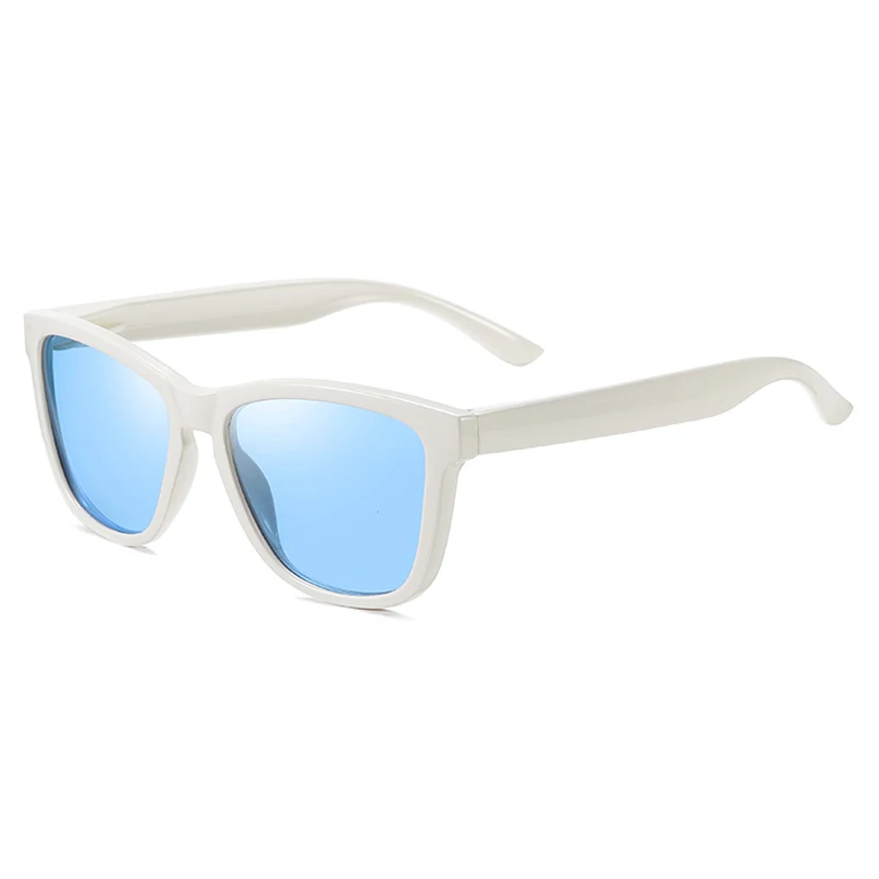 Pro Acme, новинка, фирменный дизайн, поляризованные солнцезащитные очки для мужчин, женщин, мужчин, для вождения, Ретро стиль, квадратные солнцезащитные очки, sonnenbrille, UV400, PC1354A - Цвет линз: C7 White Blue